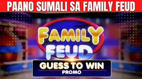 guess to win promo family feud|family feud youtube.